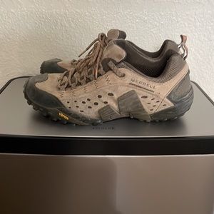 Merrell Taupe hiking shoes for men 8.5